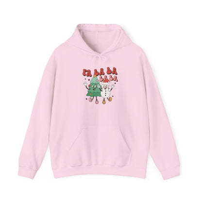 Fa La La La La Retro Weihnachten Hoodie Unisex