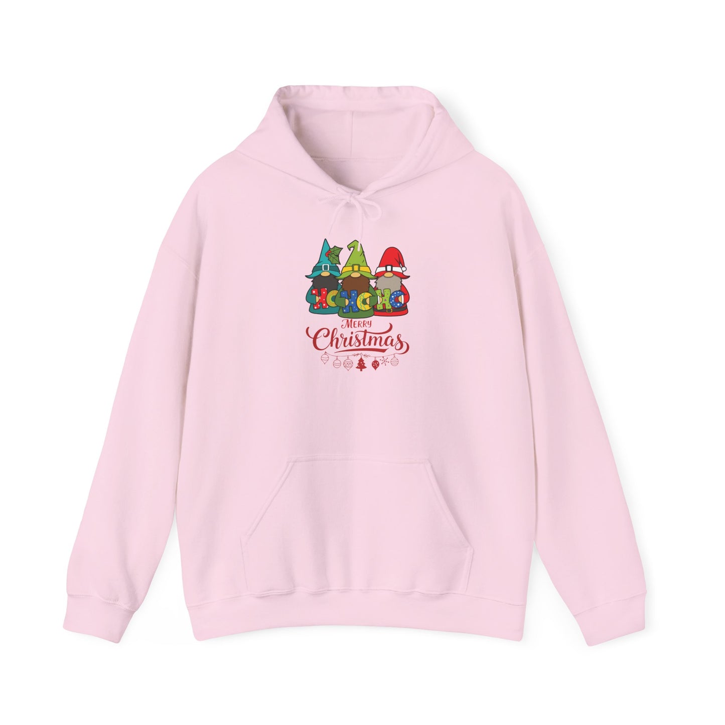 Ho Ho Ho Weihnachten Hoodie mit Wichtel Motiv Unisex