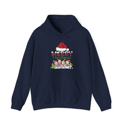Merry Christmas Hoodie Sweatshirt – Winter Pullover Unisex