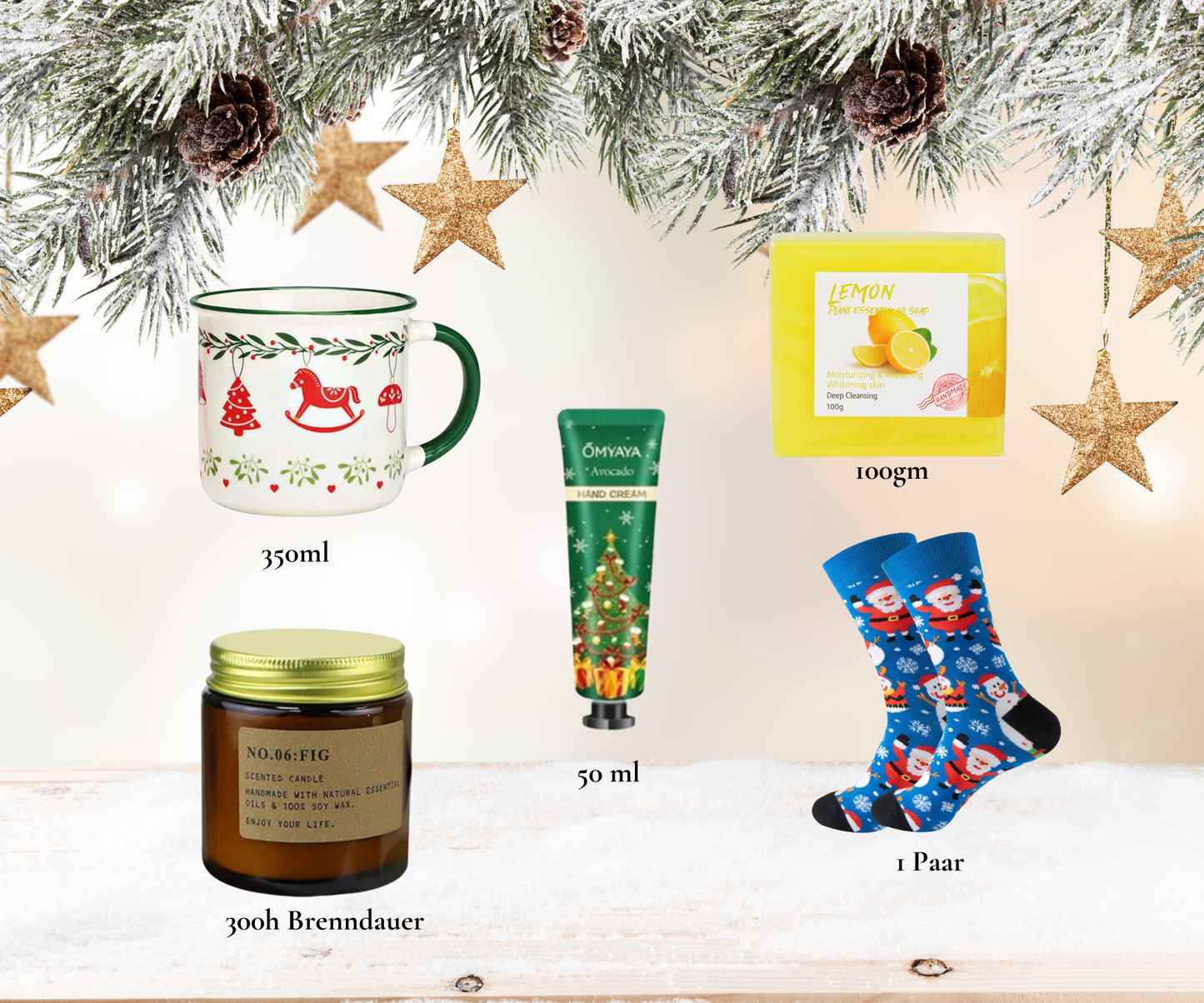 Luxus Weihnachts Geschenkset für Frauen & Männer