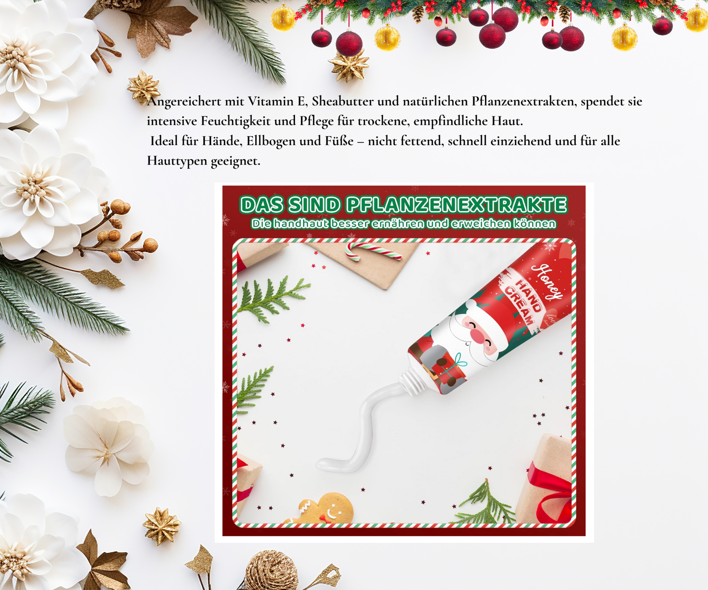 Limited Weihnachts Geschenkset – Tasse, Socken, Kerze, Creme & Seife